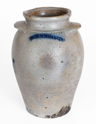 Fine ROCKBRIDGE (John Morgan, Rockbridge County, VA) Stoneware Jar, circa 1830