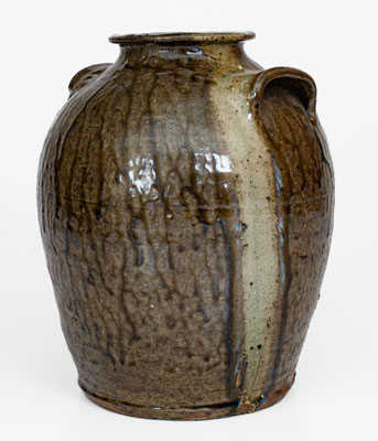 Alkaline-Glazed Stoneware Jar, possibly Thomas Owenby, Union District, SC, circa 1860