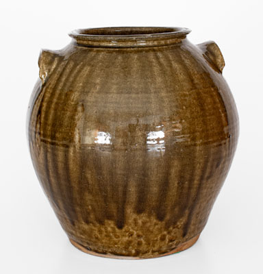 Catawba Valley, North Carolina Alkaline-Glazed Stoneware Jar, second half 19th century