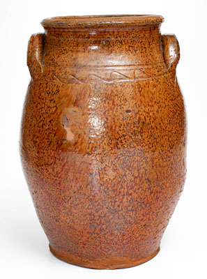 Attrib. Cain Pottery, Sullivan County, Tennessee Redware Jar Redware Jar, c1850-1880