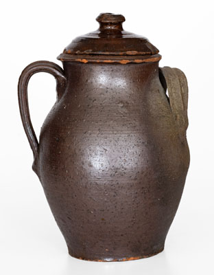 Extremely Rare Tennessee Redware Jar, TN possibly Knox County, circa 1820-1860