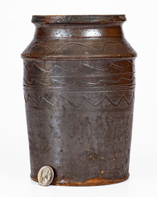 Attrib. Hinkle-Mort Pottery, Jefferson County, TN Redware Jar, c1855-60