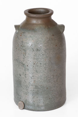 Rare E.W. MORT / ALUM WELLS, VA Salt-Glazed Stoneware Jar, circa 1880-1893