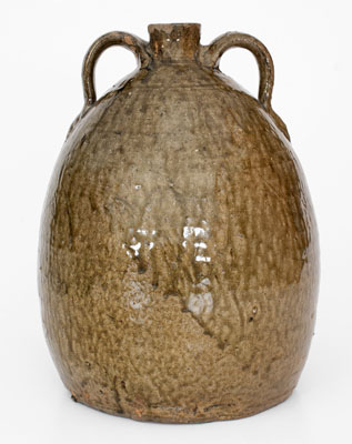 CJB (Columbus Jackson Becham, Crawford County, Georgia) Double-Handled Stoneware Jug