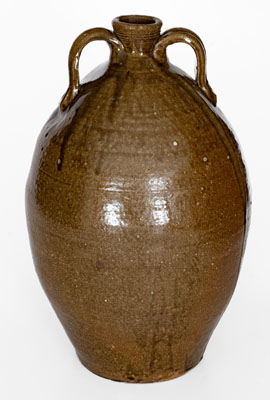 Catawba Valley, North Carolina Double-Handled Stoneware Jug, second half 19th century