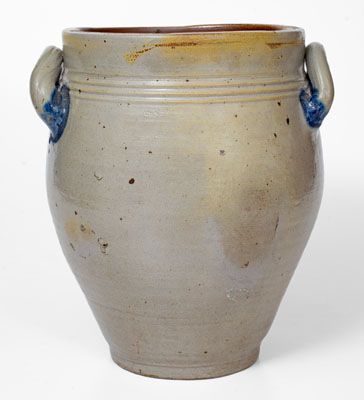 Cobalt-Decorated Stoneware Jar, Northeastern U.S. origin, early 19th century