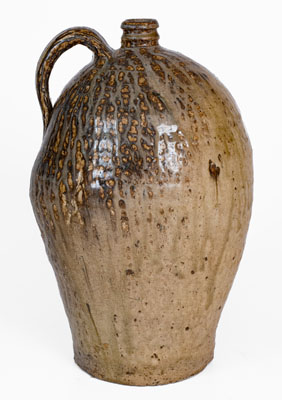 Fine Alkaline-Glazed Stoneware Jug, probably Landrum Brick and Pottery, Columbia, SC