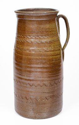 Middle Tennessee Salt-Glazed Stoneware Churn, second half 19th century