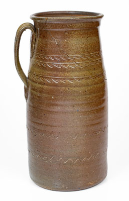 Middle Tennessee Salt-Glazed Stoneware Churn, second half 19th century