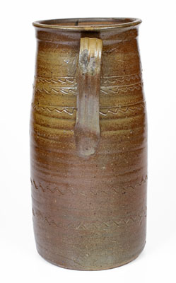 Middle Tennessee Salt-Glazed Stoneware Churn, second half 19th century