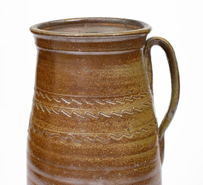 Middle Tennessee Salt-Glazed Stoneware Churn, second half 19th century