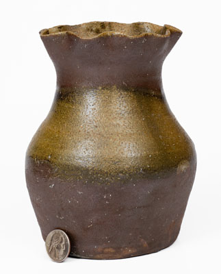 Salt-Glazed Stoneware Vase, Middle Tennessee, late 19th or early 20th century