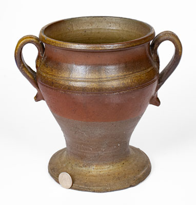 Salt-Glazed Middle Tennessee Stoneware Urn, late 19th or early 20th century