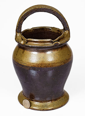 Salt-Glazed Middle Tennessee Stoneware Vase, late 19th or early 20th century