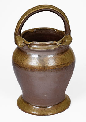 Salt-Glazed Middle Tennessee Stoneware Vase, late 19th or early 20th century