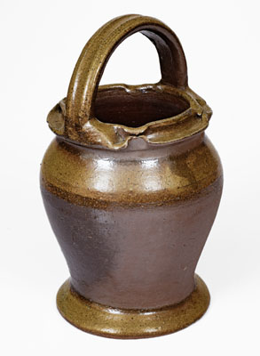 Salt-Glazed Middle Tennessee Stoneware Vase, late 19th or early 20th century