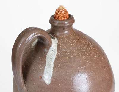 Three-Gallon Salt-Glazed Stoneware Jug, attrib. Grindstaff Pottery, Blount County, TN, c1870-1900