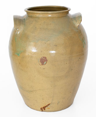 Attrib. Thomas Chandler, Edgefield District, SC Alkaline-Glazed Stoneware Jar, circa 1850