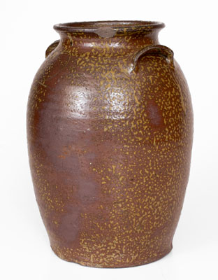 Two-Gallon Alkaline-Glazed Southern Stoneware Jar, fourth quarter 19th century