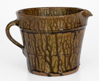 Crawford County, Georgia Stoneware Flowerpot Pitcher, late 19th or early 20th century