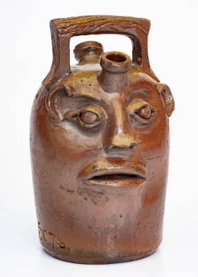 98. Pottery,Jug,FaceJug,TN- Inscribed Negro (251)