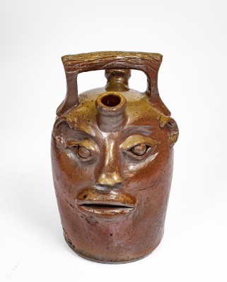 98. Pottery,Jug,FaceJug,TN- Inscribed Negro (251)