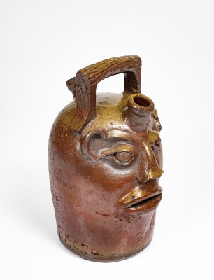 98. Pottery,Jug,FaceJug,TN- Inscribed Negro (251)