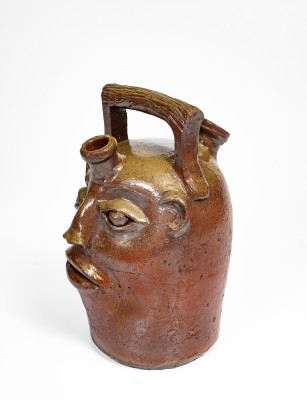 98. Pottery,Jug,FaceJug,TN- Inscribed Negro (251)