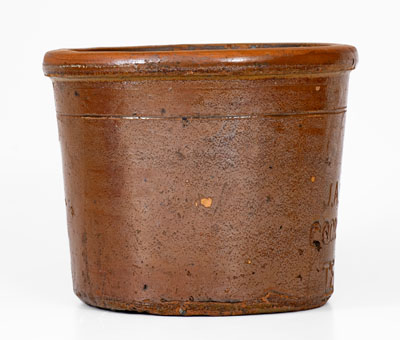 J.A. ROBERTS / COOKEVILLE, TENN. Stoneware Crock, late 19th century