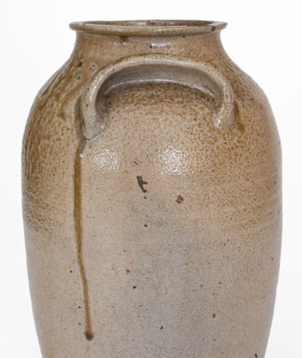 Attrib. Craven Family, Henderson County, TN Salt-Glazed Stoneware Jar, circa 1830-1865