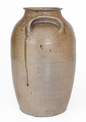 Attrib. Craven Family, Henderson County, TN Salt-Glazed Stoneware Jar, circa 1830-1865