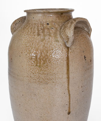 Attrib. Craven Family, Henderson County, TN Salt-Glazed Stoneware Jar, circa 1830-1865