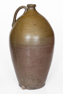 Middle Tennessee Salt-Glazed Stoneware Jug, possibly Spears Family, second half 19th century