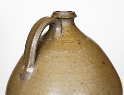 Middle Tennessee Salt-Glazed Stoneware Jug, possibly Spears Family, second half 19th century