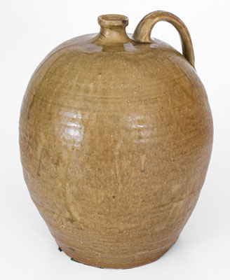 Three-Gallon Edgefield District, South Carolina Alkaline-Glazed Stoneware Jug