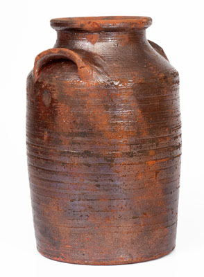 Probably Hawkins County, Tennessee Redware Jar, c1800-1840