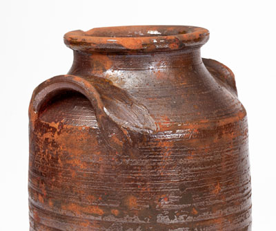 Probably Hawkins County, Tennessee Redware Jar, c1800-1840