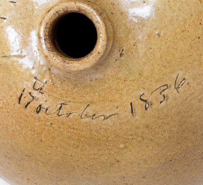 228. Pottery,Jug,Edgefield,SC,Dave- Dated 1836 (430)