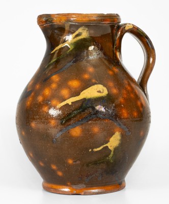 250. Pottery,Pitcher,Earthenware- possibly Peter Bell (468)