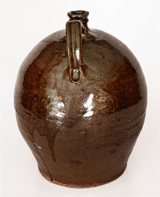 Attrib. David Drake Three-Gallon Stoneware Jug w/ Incised X and Slash Marks, Edgefield District, SC, c1855