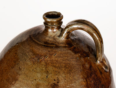 Attrib. David Drake Three-Gallon Stoneware Jug w/ Incised X and Slash Marks, Edgefield District, SC, c1855