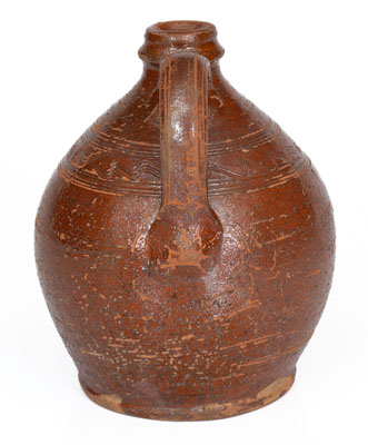 Redware Jug, probably Henkel-Spigle Pottery, Amsterdam, Botetourt County, VA, possibly Cain Pottery, Sullivan County, TN