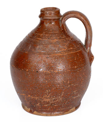 Redware Jug, probably Henkel-Spigle Pottery, Amsterdam, Botetourt County, VA, possibly Cain Pottery, Sullivan County, TN