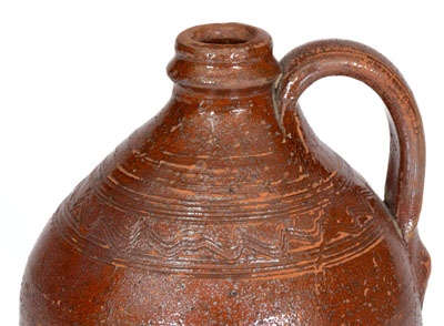 Redware Jug, probably Henkel-Spigle Pottery, Amsterdam, Botetourt County, VA, possibly Cain Pottery, Sullivan County, TN