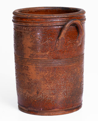 Attrib. Cain Pottery, Sullivan County, TN Redware Jar, circa 1840-1880