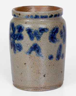 Rare Small-Sized Stoneware Jar Inscribed 