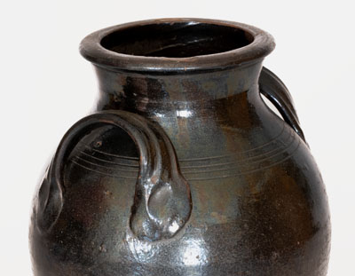 Scarce Tennessee or North Carolina Redware Jar, early to mid 19th century