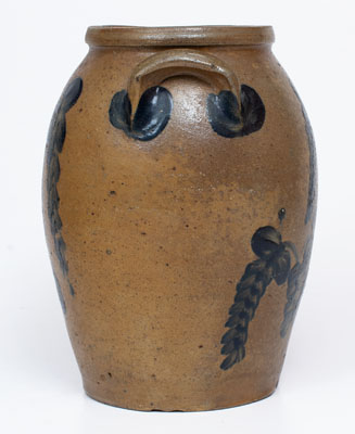 Two-Gallon Stoneware Jar w/ Elaborate Cobalt Decoration, Baltimore, MD or James River Valley of VA