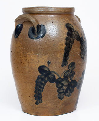 Two-Gallon Stoneware Jar w/ Elaborate Cobalt Decoration, Baltimore, MD or James River Valley of VA