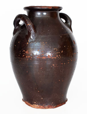 Eastern Tennessee Redware Jar, second or third quarter 19th century